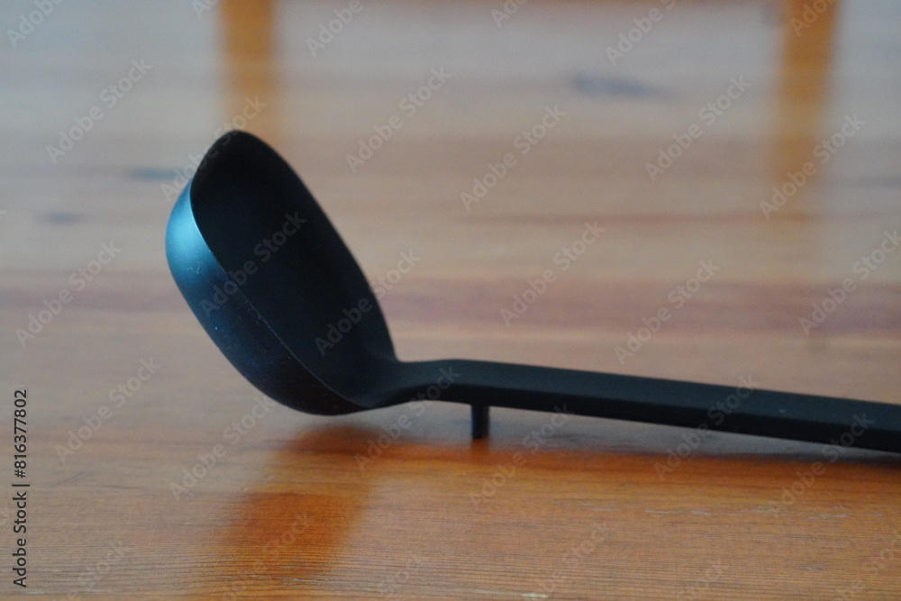 使い勝手が良い黒いお玉。 使い勝手が良い黒いお玉。