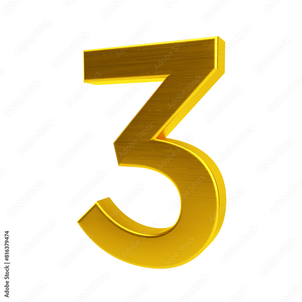 Gold number 3 Gold number 3