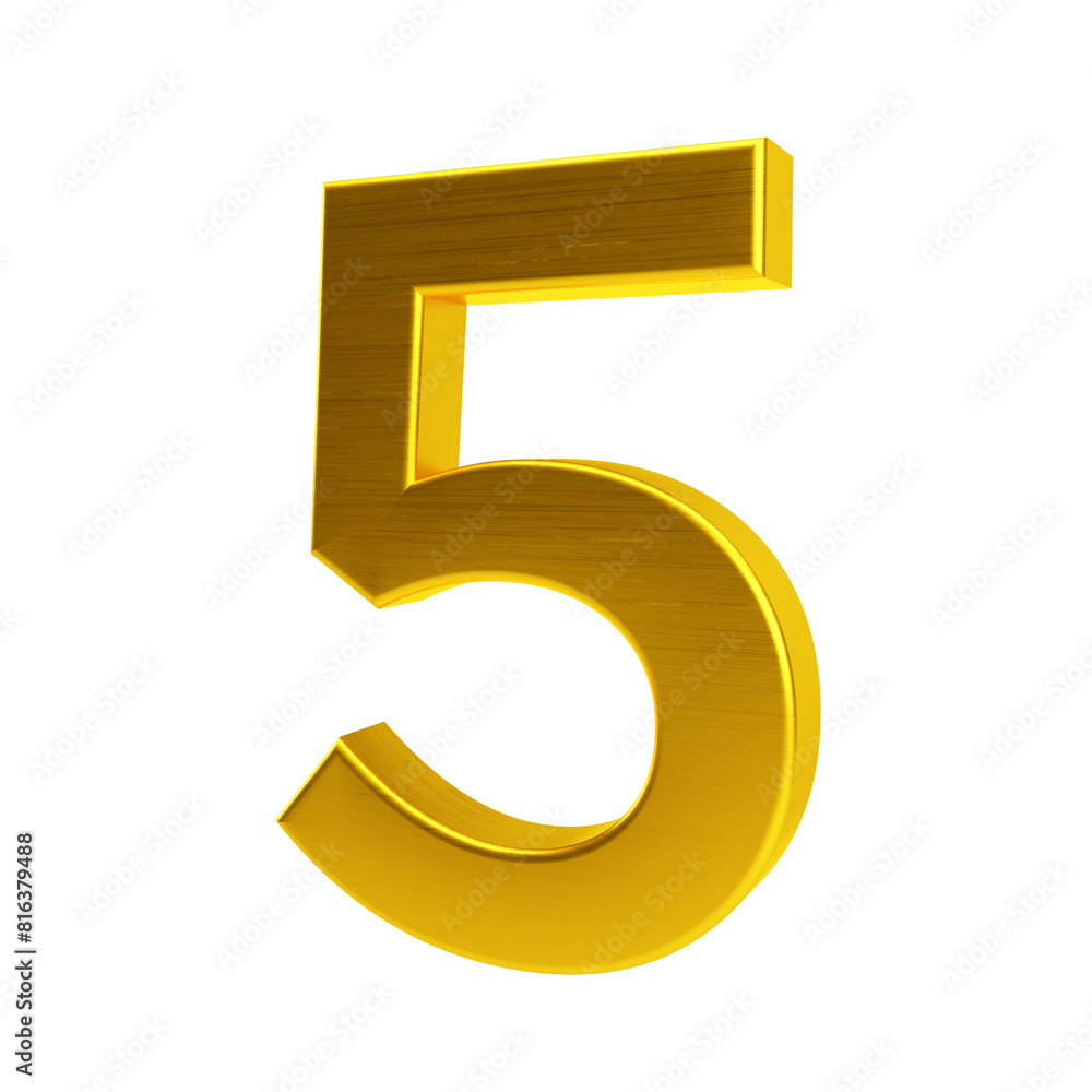 Gold number 5 Gold number 5
