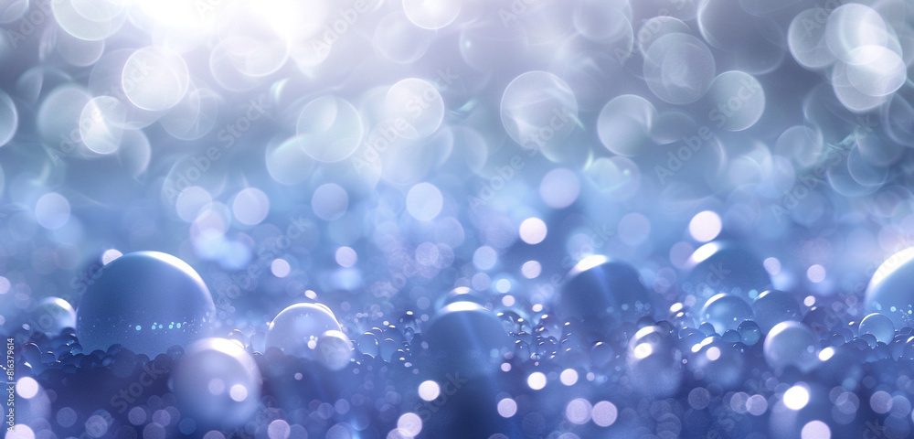 Indigo light orbs scatter in soft, defocused setting. Indigo light orbs scatter in soft, defocused setting.