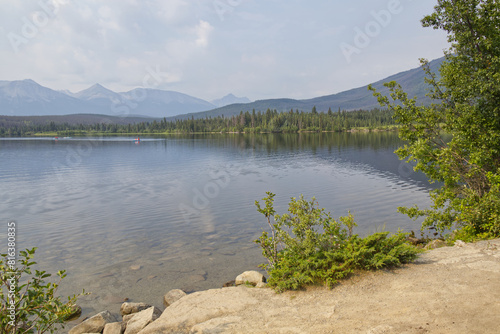 A Hazy Summer Morning at Pyramid Lake