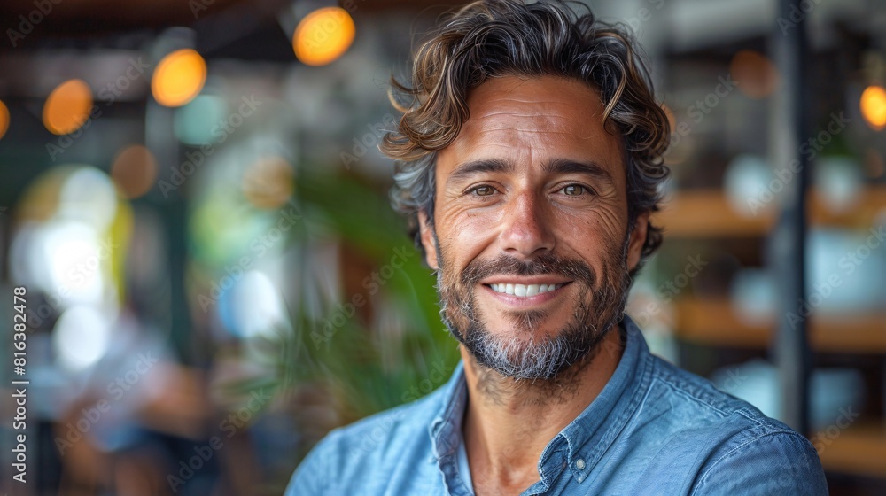 Portrait of serious businessman looking at camera in office. Closeup confident male manager posing at camera. Portrait of serious businessman looking at camera in office. Closeup confident male manager posing at camera.