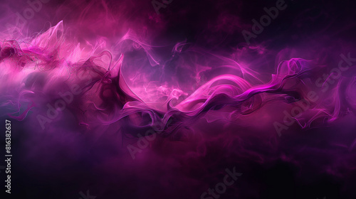 Abstract background with pink and purple smoke flowing