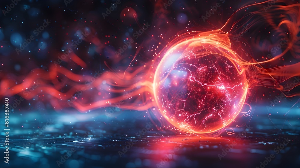Futuristic Digital Orb Harnessing Quantum Ions and Currents for Powerful Resonance and Conductivity Futuristic Digital Orb Harnessing Quantum Ions and Currents for Powerful Resonance and Conductivity