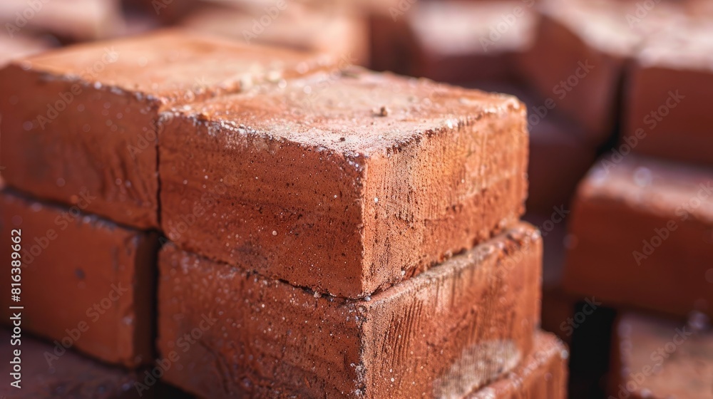 A brick a construction material for masonry works A brick a construction material for masonry works