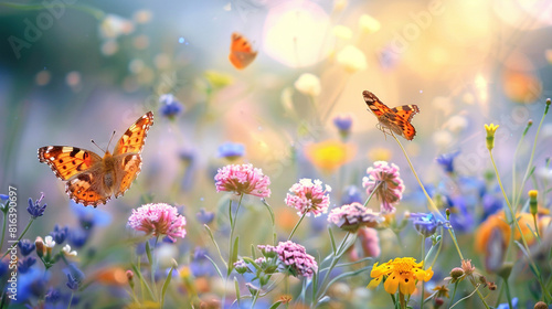 flowers in the meadow © faxi art