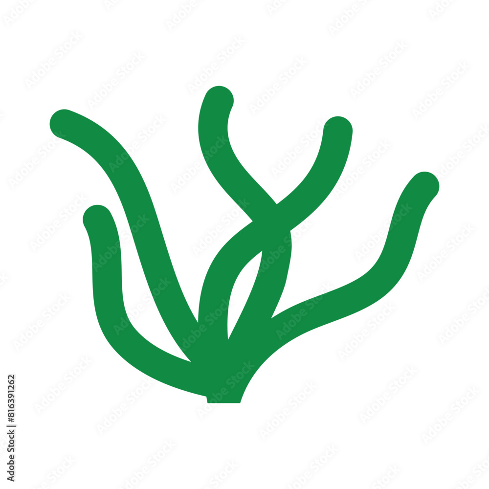 seaweed icon logo seaweed icon logo