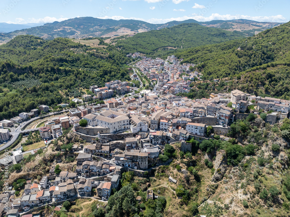 Naklejka premium Aerial View - Tursi, Italy