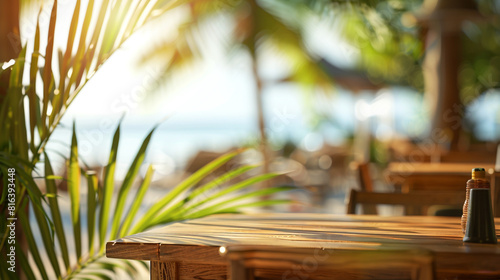 coconut palm tree on the beach