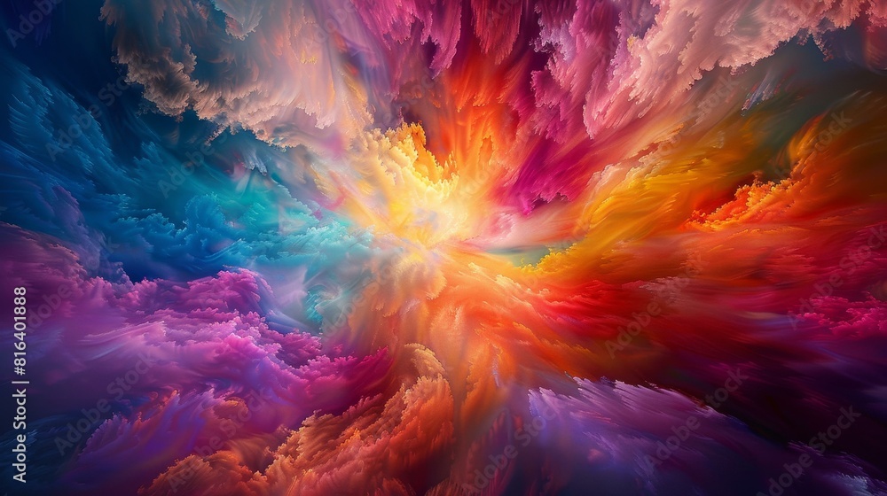 Bold, vibrant mural with stunning visual impact, Ai Generated Bold, vibrant mural with stunning visual impact, Ai Generated
