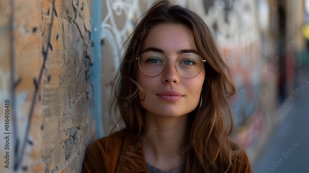 Naklejka premium beautiful young woman 