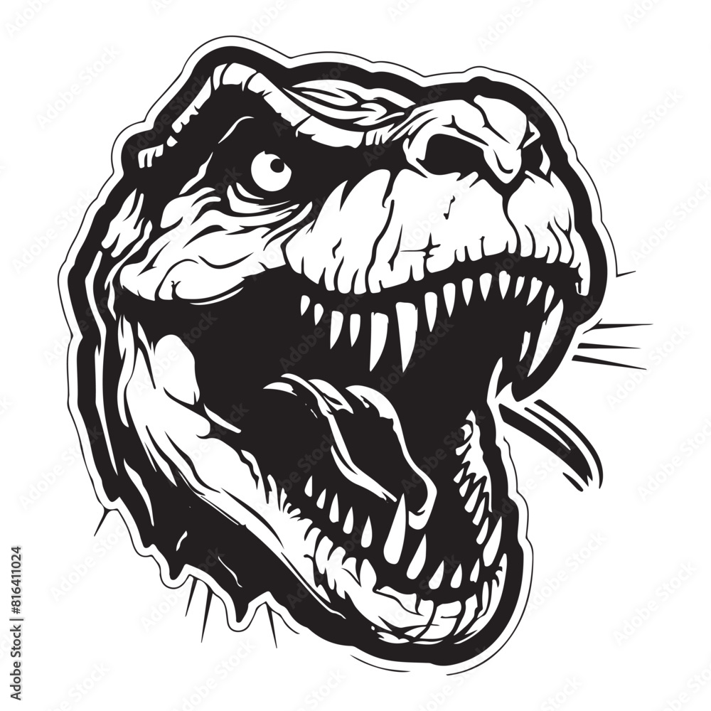 Jurassic Rage Iconic Angry Prehistoric Graphic for Clothing Jurassic Rage Iconic Angry Prehistoric Graphic for Clothing