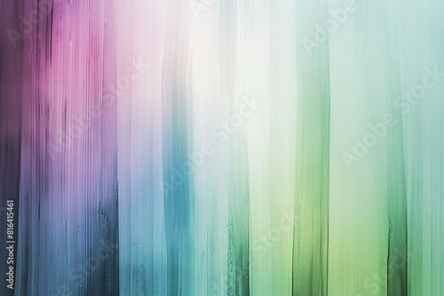 A subtle mix of green  blue  purple and pink in a vertical gradient. Characteristics of watercolor