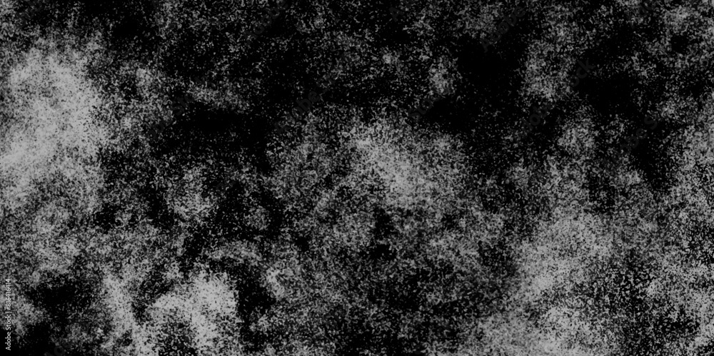 Obraz premium Distress overlay texture subtle grain texture overlay subtle black grunge speckle on black background. scattered tiny particles, grunge black texture overlay pattern sample on background.