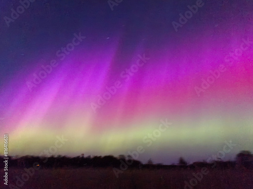 Wallpaper Mural Northern lights (Aurora borealis) in the sky over Tromso, Norway Torontodigital.ca