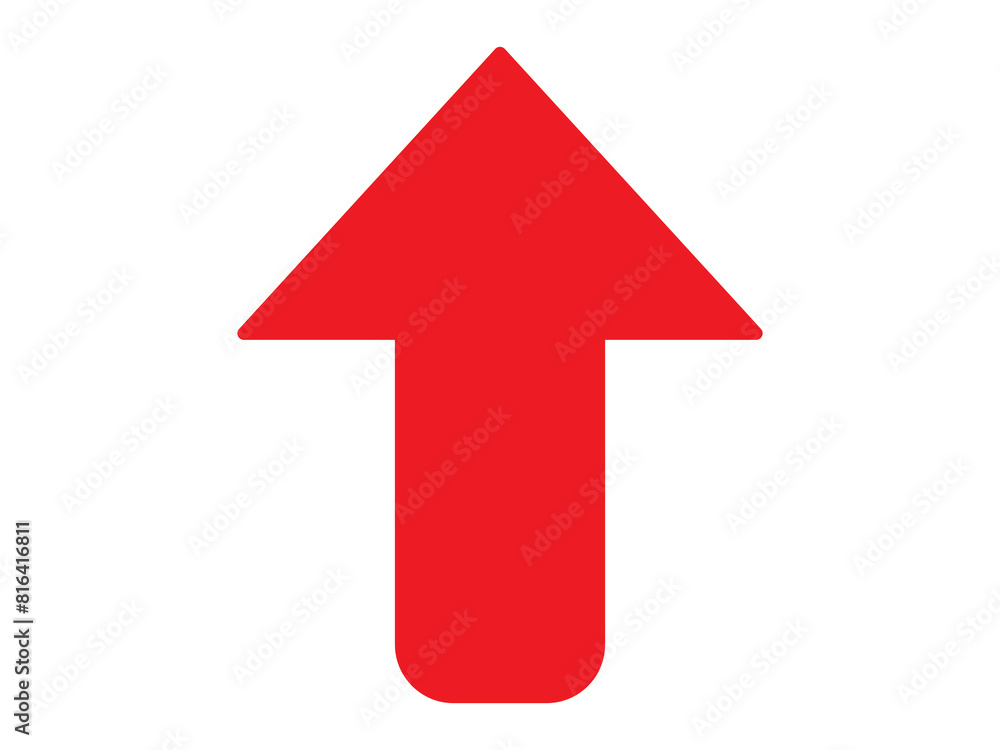 Arrow up icon design illustration. Arrow up icon design illustration.
