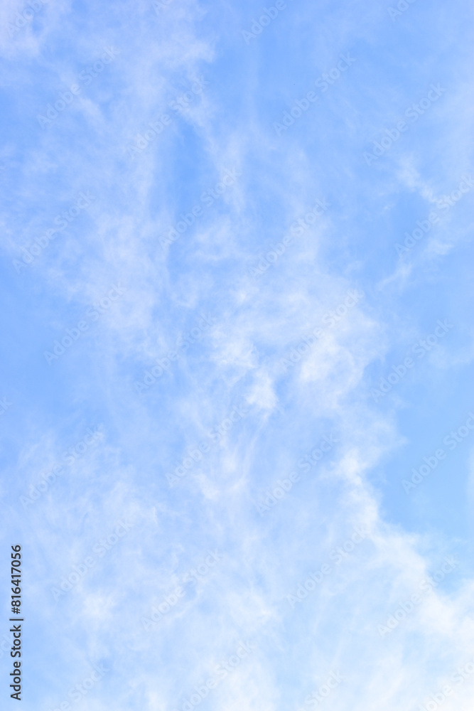 beautiful blue sky and white fluffy group of clouds with sunrise in the morning, natural background beautiful blue sky and white fluffy group of clouds with sunrise in the morning, natural background