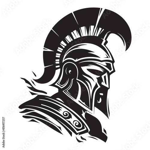 Legionary Fury Iconic Angry Roman Soldier Logo for Apparel