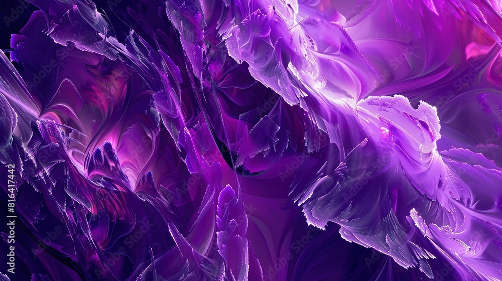 Fototapeta premium Purple pattern wallpaper