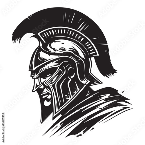 Roman Rage Intense Angry Roman Soldier Icon for Fashion