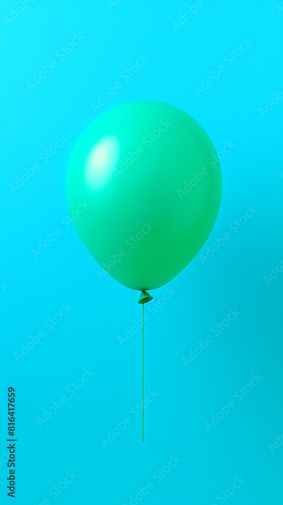 green simple style balloon green simple style balloon