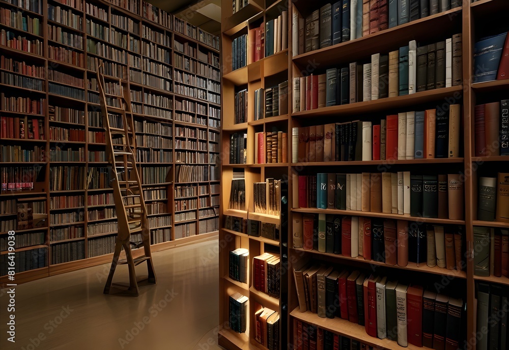 a library where books read the reader, generative AI a library where books read the reader, generative AI
