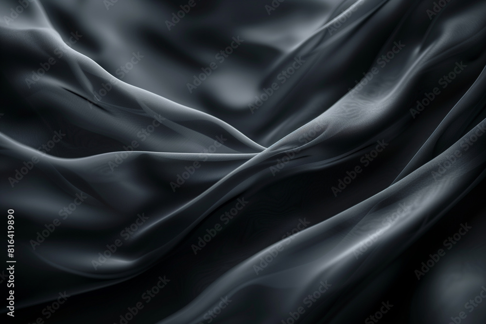 Obraz premium smooth gradient black background, wallpaper