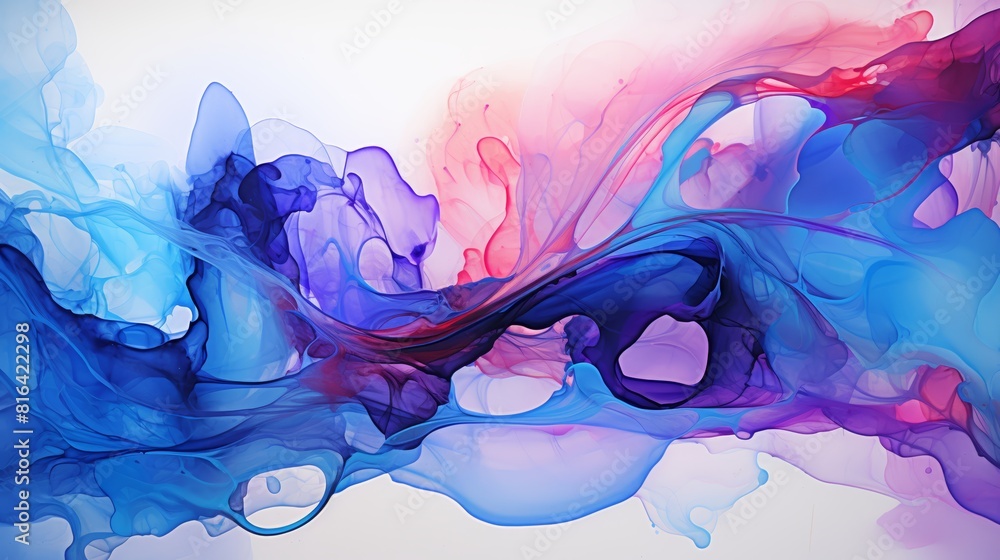 The image is a colorful abstract painting,abstract watercolor background with splashes The image is a colorful abstract painting,abstract watercolor background with splashes
