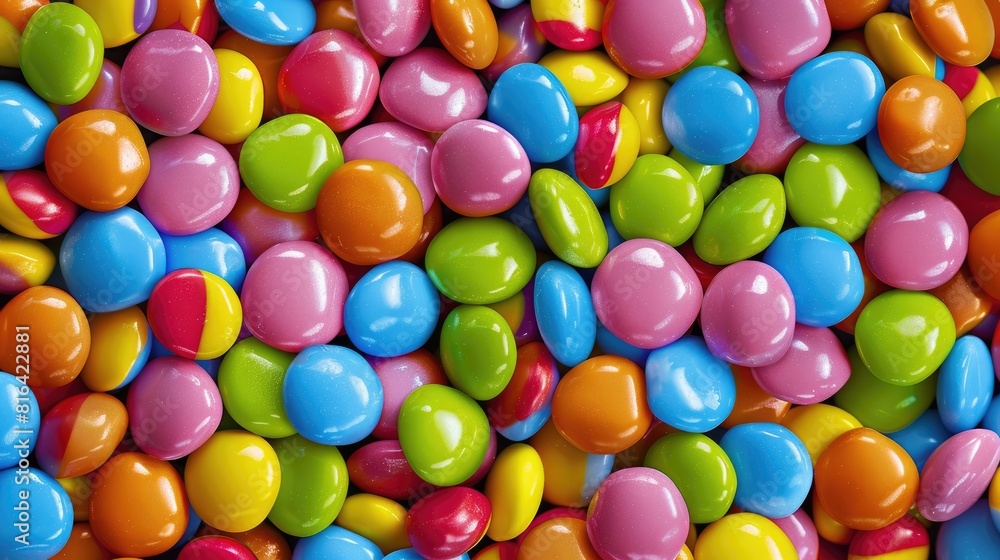 Colorful Candies Background Colorful Candies Background
