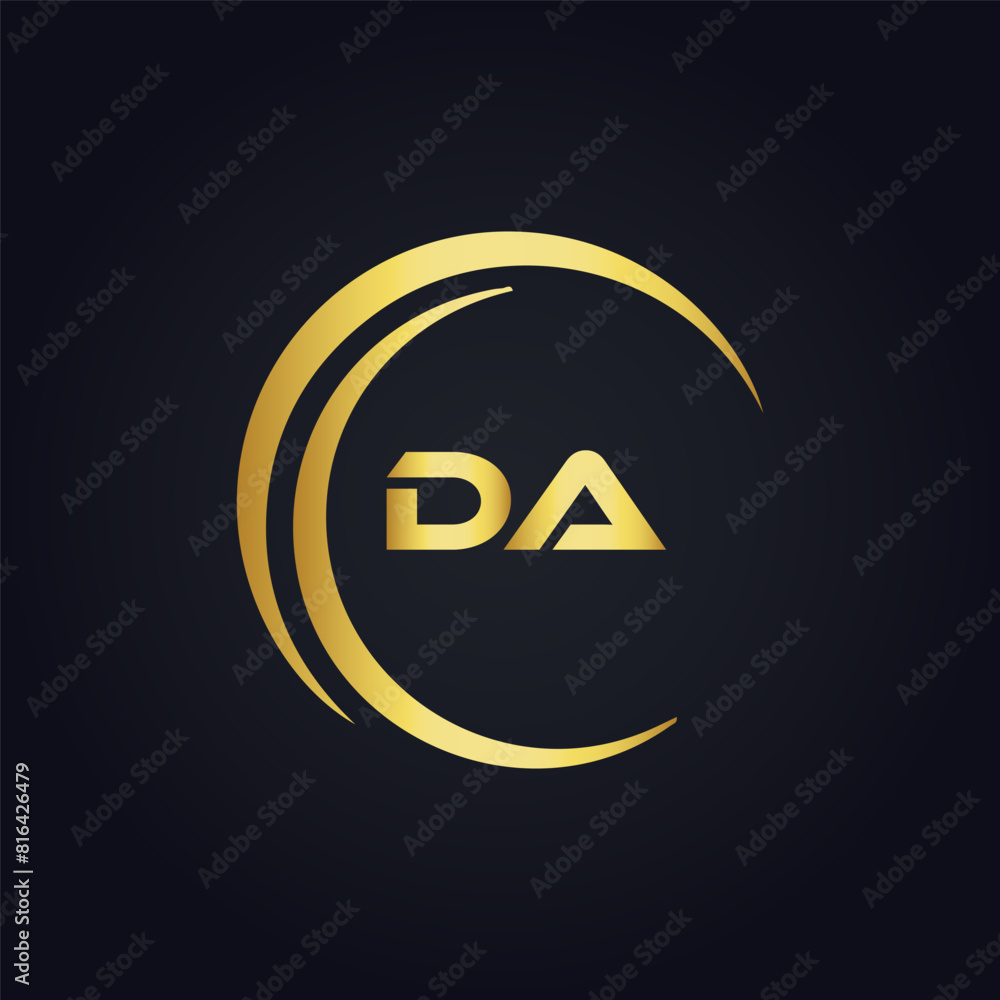DA logo. D A design. White DA letter. DA, D A letter logo design. Initial letter DA linked circle uppercase monogram logo. D A letter logo vector design. DA logo. D A design. White DA letter. DA, D A letter logo design. Initial letter DA linked circle uppercase monogram logo. D A letter logo vector design.