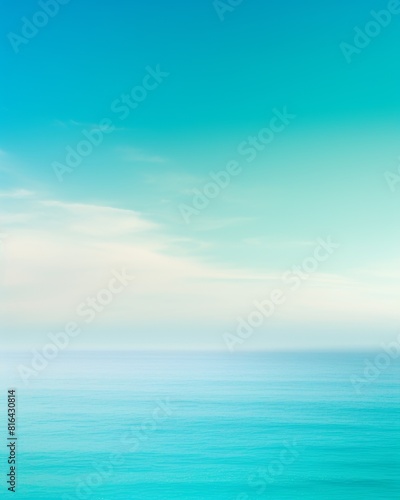 An empty ocean under a clear sky , texture background © tohceenilas
