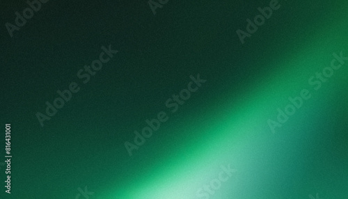 Green Abstract Gradient Grainy Noise Texture Dark Background