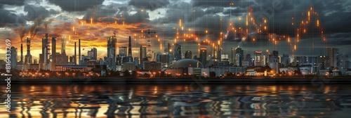 Utilizing visual charts, delve into economic analysis with an industrial backdrop to glean valuable insights.