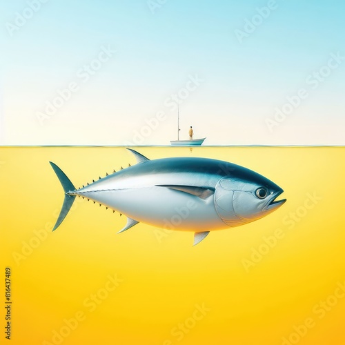 Wallpaper Mural Hope at Sea: The Journey of Small Fishermen with Tuna Torontodigital.ca