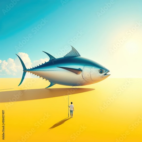 Wallpaper Mural Hope at Sea: The Journey of Small Fishermen with Tuna Torontodigital.ca