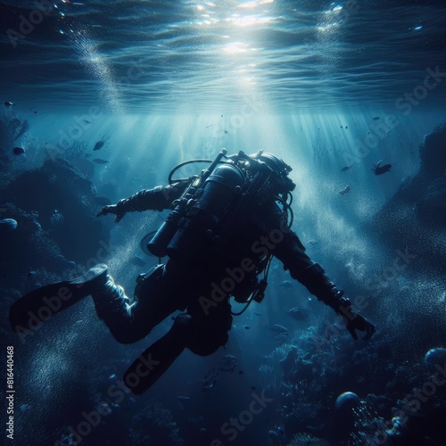 Diving Adventure  Exploring the Hidden Beauty of the Deep Sea