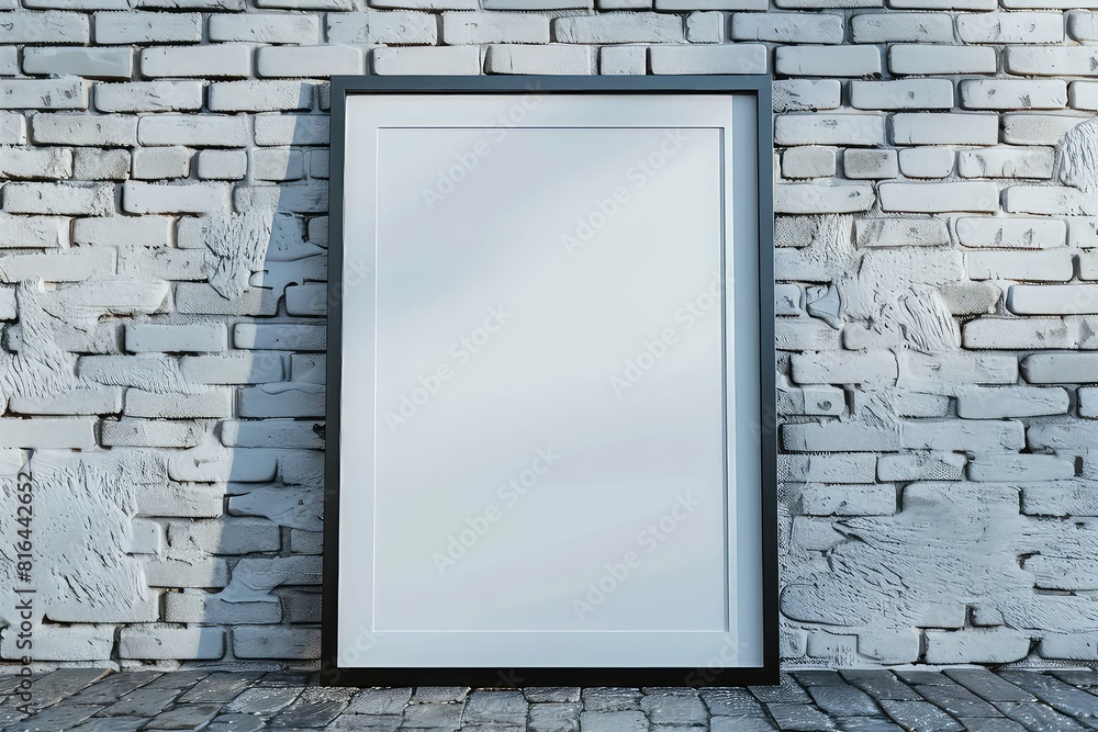 Blank Poster Mock Up Frame, Generative AI Blank Poster Mock Up Frame, Generative AI