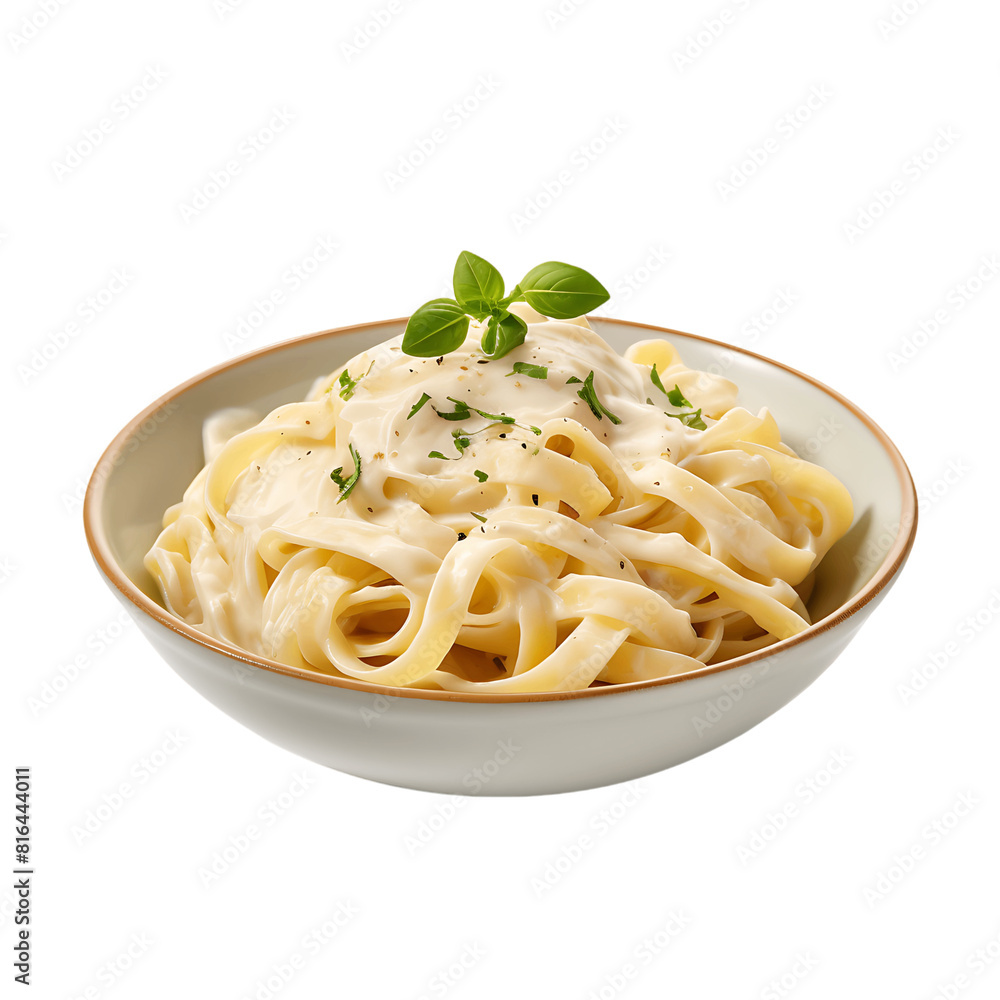 Parmesan Coated Fettuccine Alfredo Creamy Pasta Dish Parmesan Coated Fettuccine Alfredo Creamy Pasta Dish