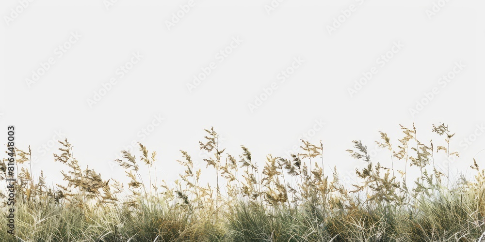 custom made wallpaper toronto digitalTall botanical dune straw grass isolated on a background with foliage