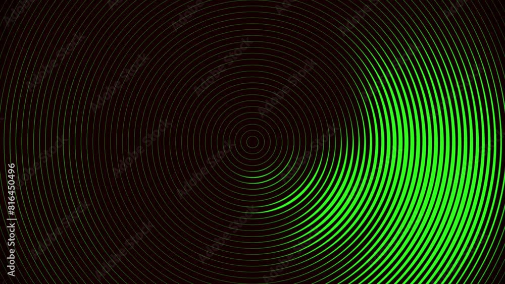 Black and green radial lines animation background Black and green radial lines animation background