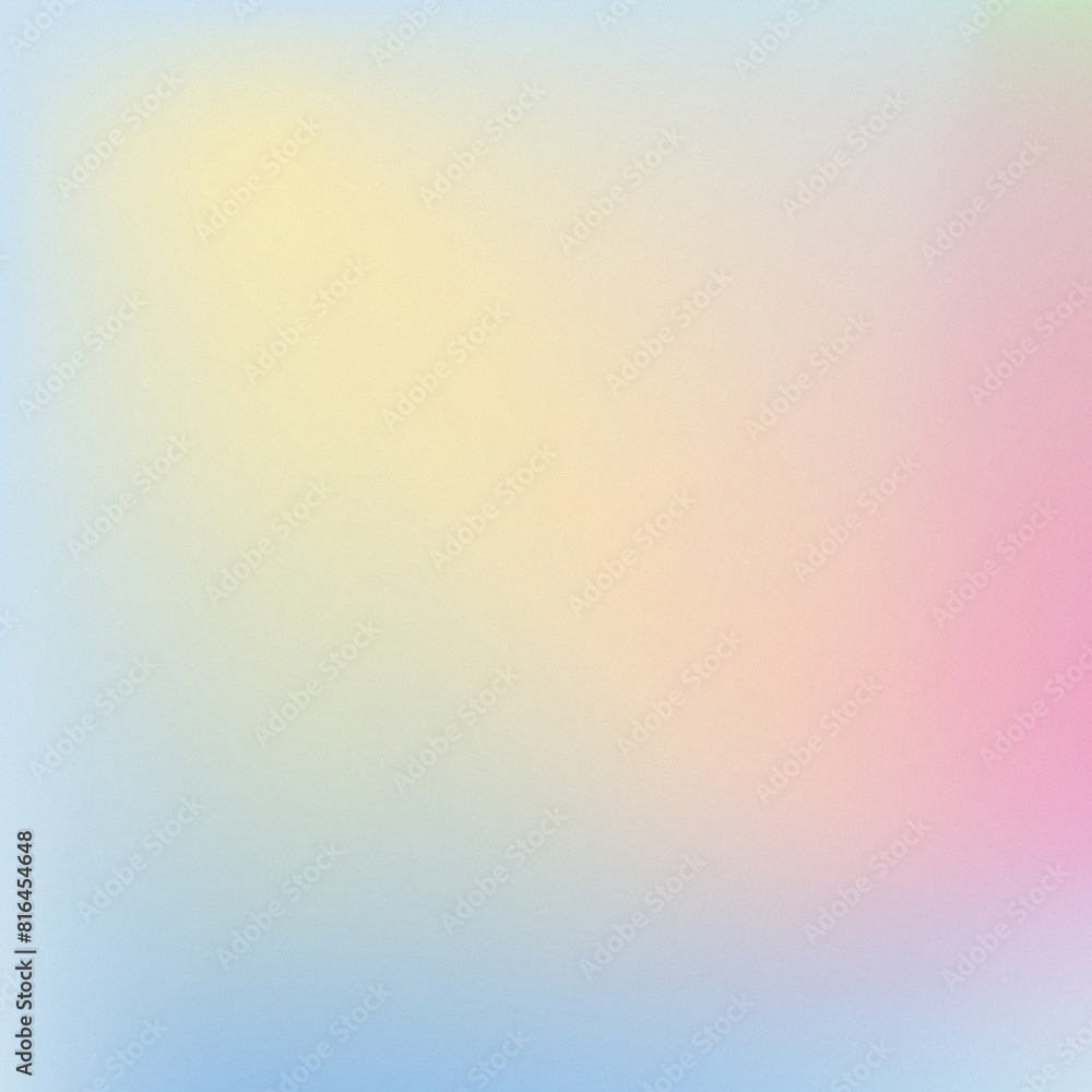 Obraz premium Pink, blue and yellow background, color gradient rough abstract background shine bright light and glow template empty space , grainy noise grungy texture