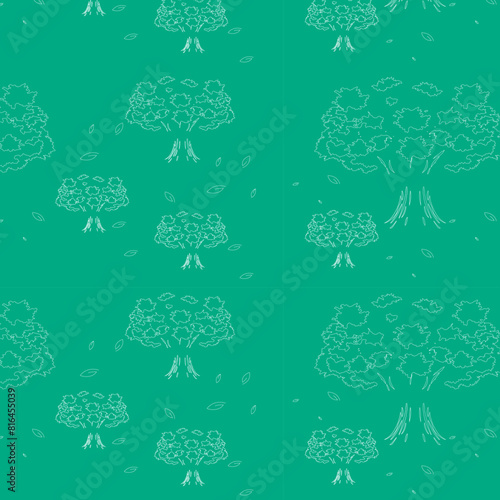  Green Forest pettern design