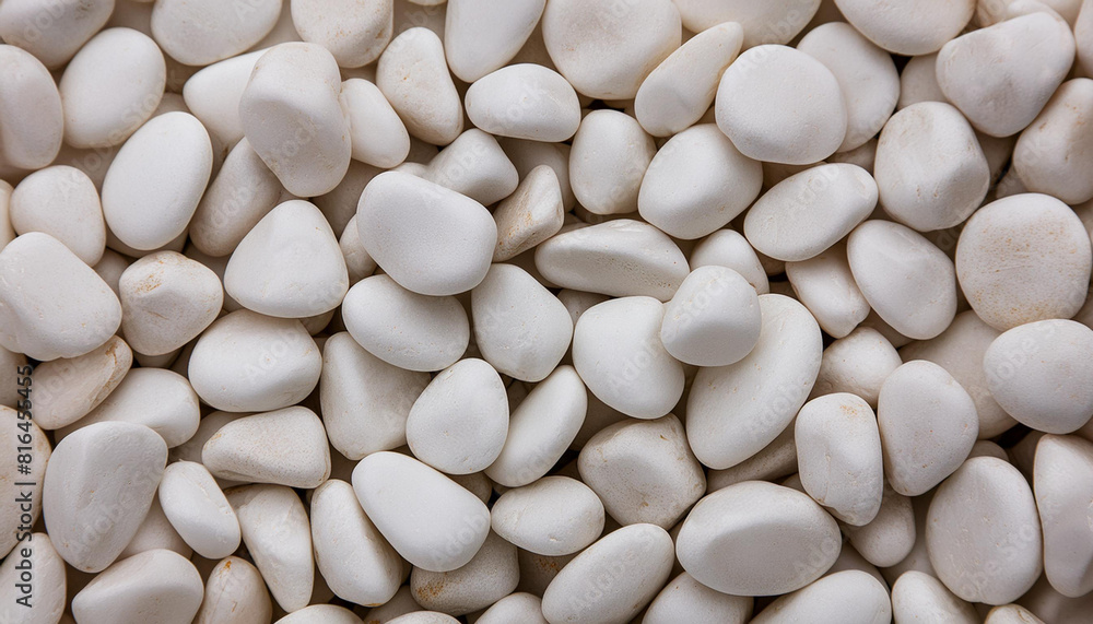 White gravels texture background