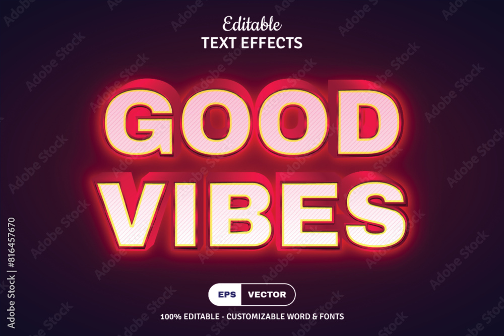 Editable Gold Text Effects With Realistic Neon Glow Effects. Editable Gold Text Effects With Realistic Neon Glow Effects.