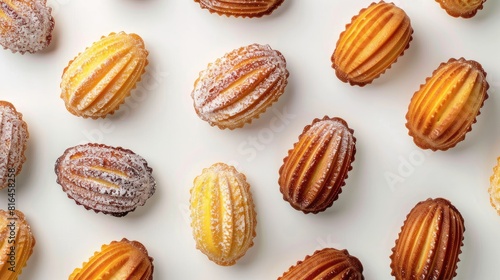 Wallpaper Mural Madeleines pastries displayed against a white backdrop Torontodigital.ca