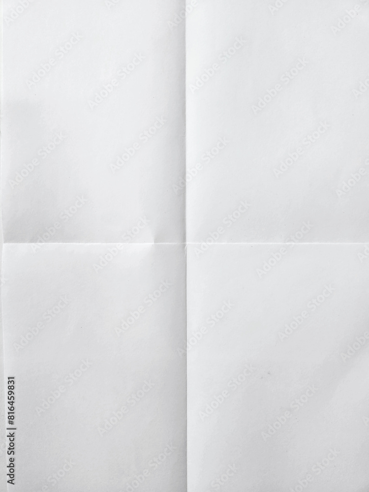 white sheet of paper folded in four white sheet of paper folded in four