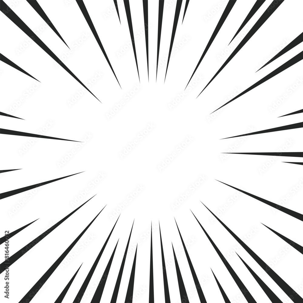 Obraz premium Comic Action Speed Frame