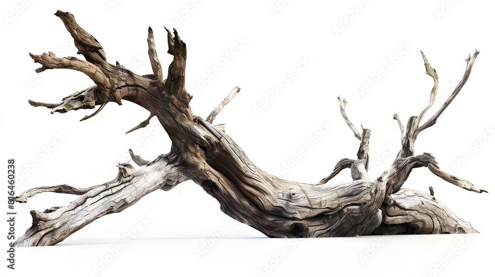Dry branch of big dead tree with cracked dark bark stem Beautiful old tree isolated on white background Single old and dead tree on nature Alone wooden trunk forest in fall season chan : Generative AI Dry branch of big dead tree with cracked dark bark stem Beautiful old tree isolated on white background Single old and dead tree on nature Alone wooden trunk forest in fall season chan : Generative AI