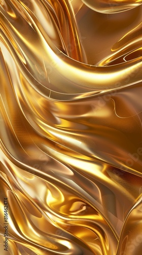 Golden abstract  premium color  vip  shiny waves.