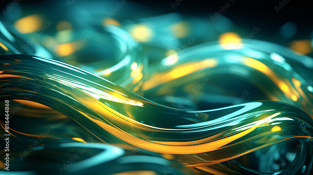 Gold and green astigmatism wave abstract art background
Gold and green astigmatism wave abstract art background